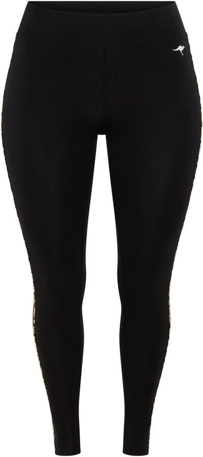 KangaROOS Legging met zijdelingse strepen in leo-print grote maten - Foto 3