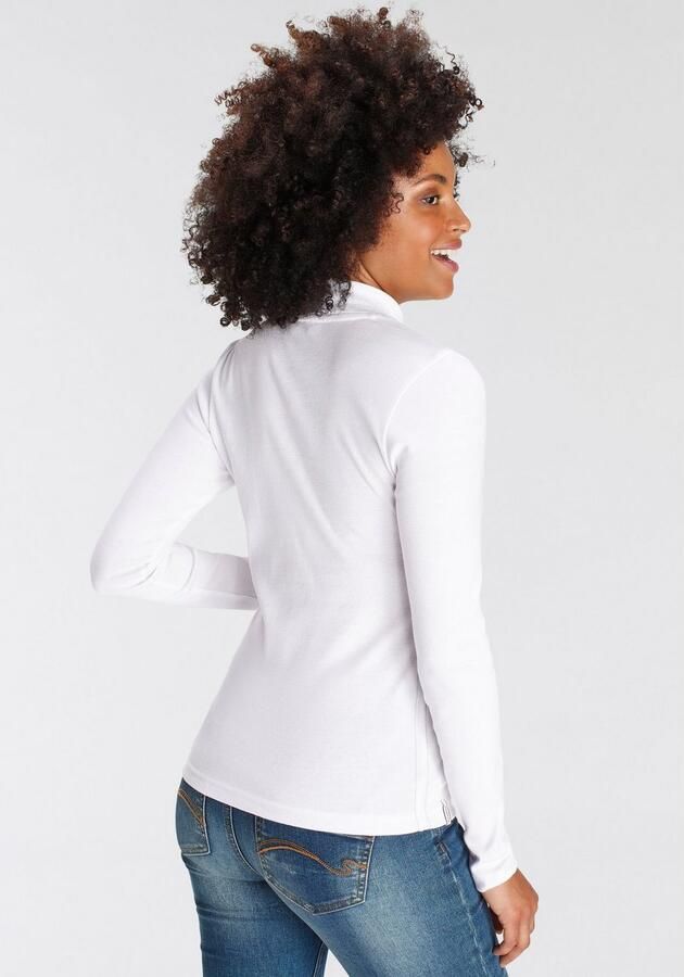 KangaROOS Longsleeve Lange mouwen zeer figuurvolgend effen staande kraag - Foto 5