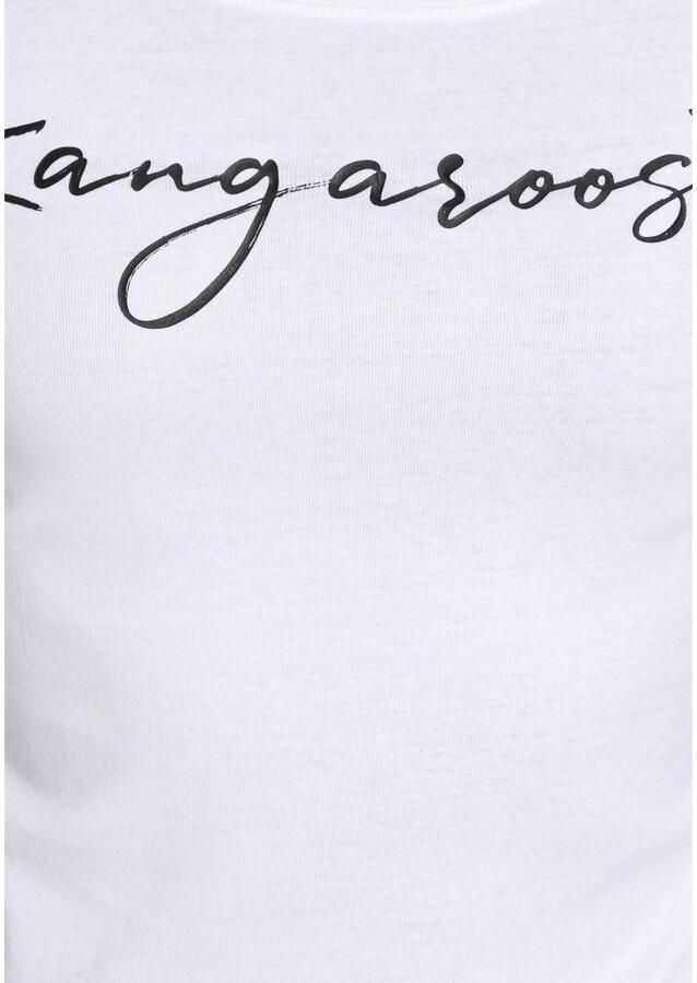 KangaROOS Longsleeve Lange mouwen zeer figuurvolgend van ribstof van 100% katoen - Foto 2