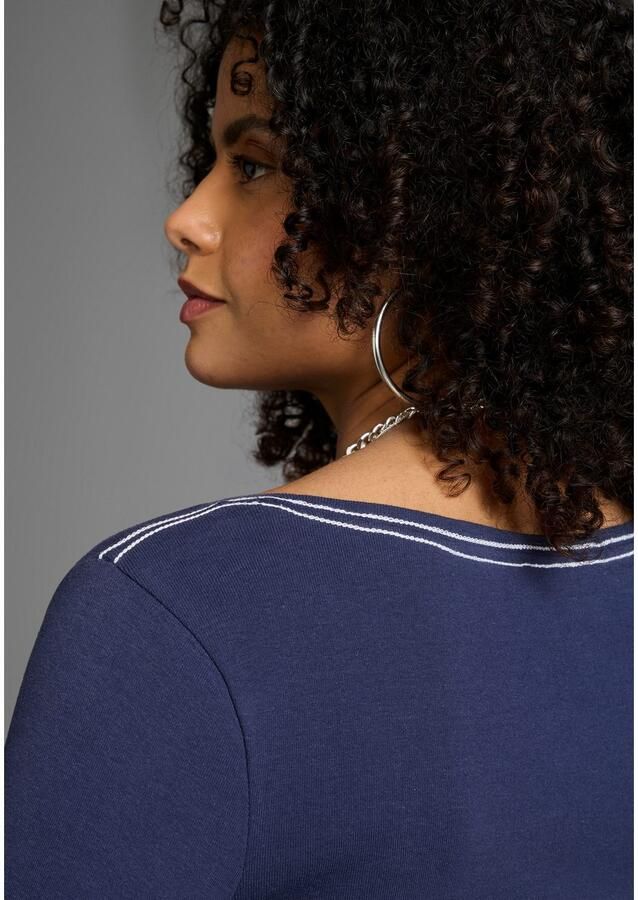 KangaROOS Longsleeve Lange mouwen zeer figuurvolgende snit met print - Foto 2