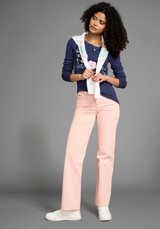 KangaROOS Longsleeve Lange mouwen zeer figuurvolgende snit met print - Foto 5