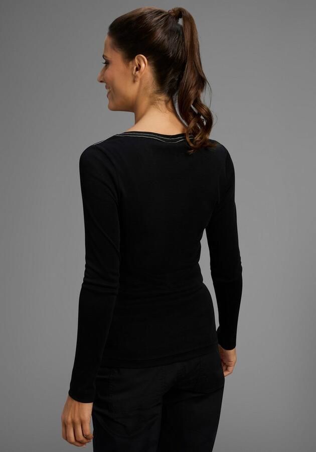 KangaROOS Longsleeve Lange mouwen zeer figuurvolgende snit met print - Foto 5