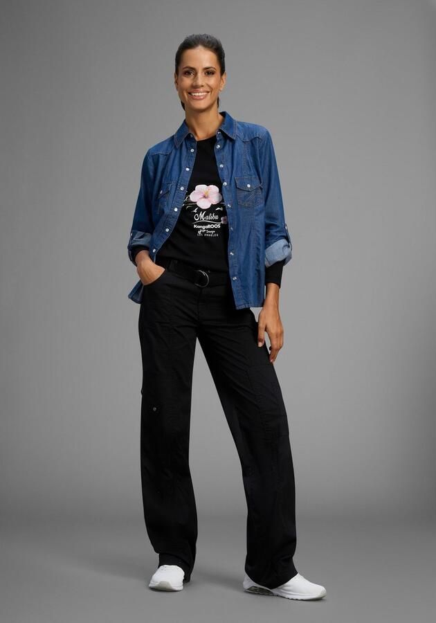 KangaROOS Longsleeve Lange mouwen zeer figuurvolgende snit met print - Foto 6