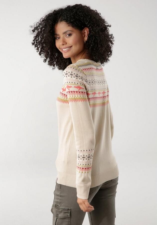 KangaROOS Noorse trui in een winters design - Foto 4