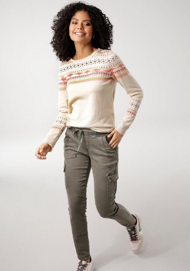 KangaROOS Noorse trui in een winters design - Foto 5