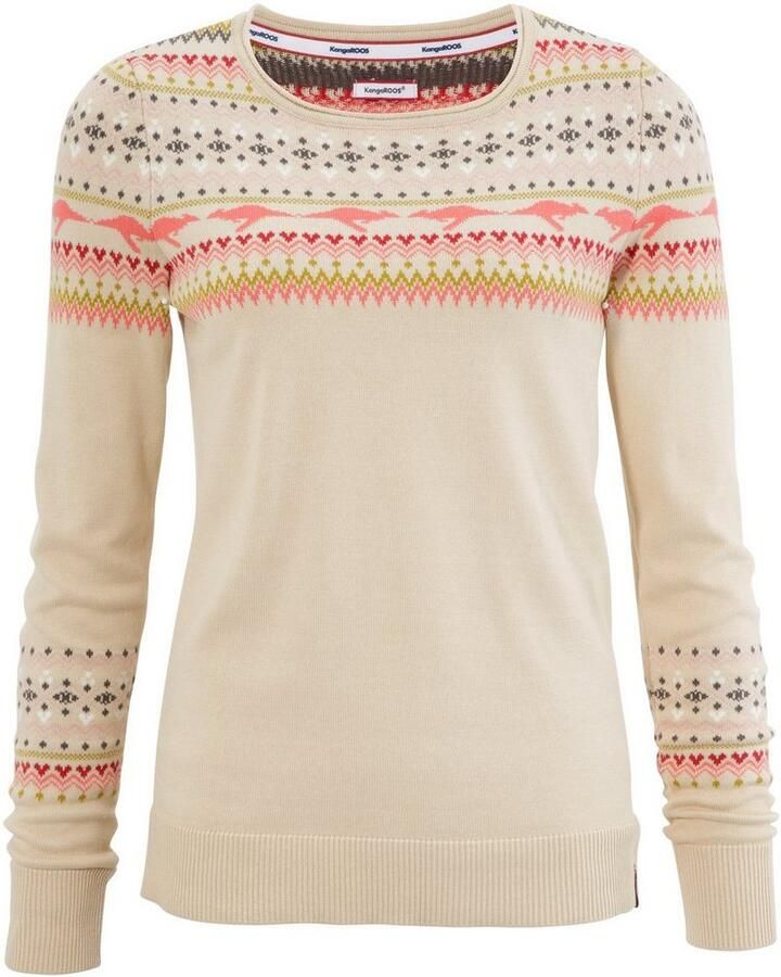 KangaROOS Noorse trui in een winters design