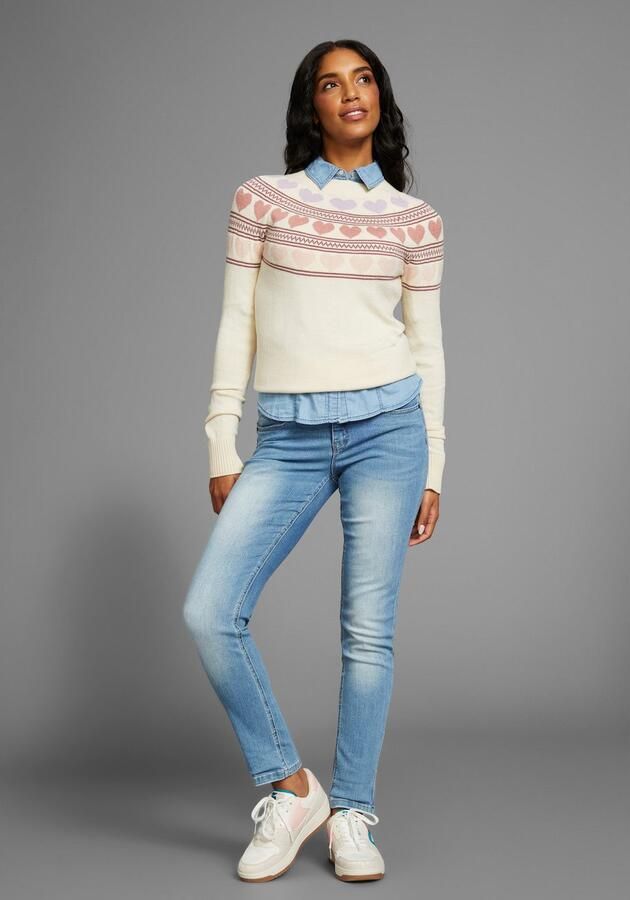 KangaROOS Noorse trui met hart - Foto 3