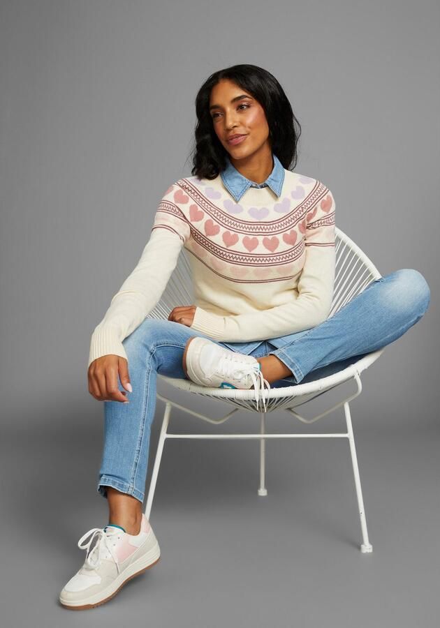 KangaROOS Noorse trui met hart - Foto 4