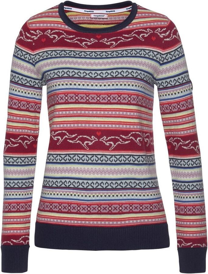 KangaROOS Noorse trui van jacquard-tricot - Foto 8