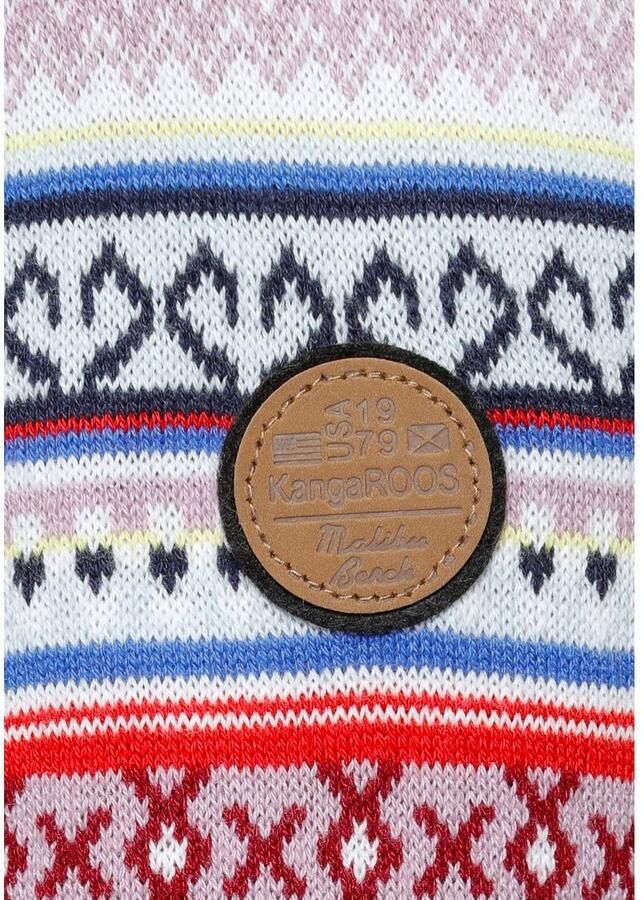 KangaROOS Noorse trui van jacquard-tricot