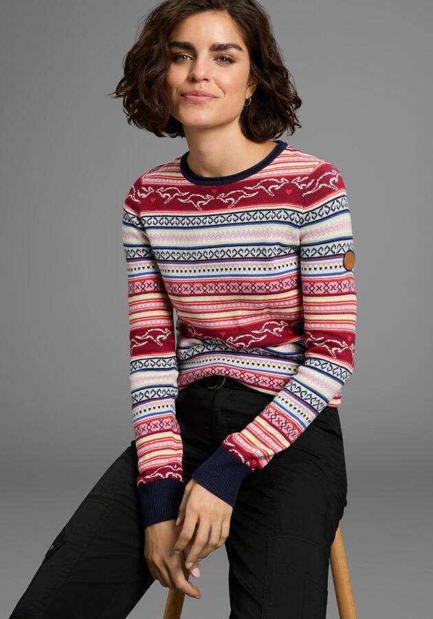 KangaROOS Noorse trui van jacquard-tricot - Foto 6