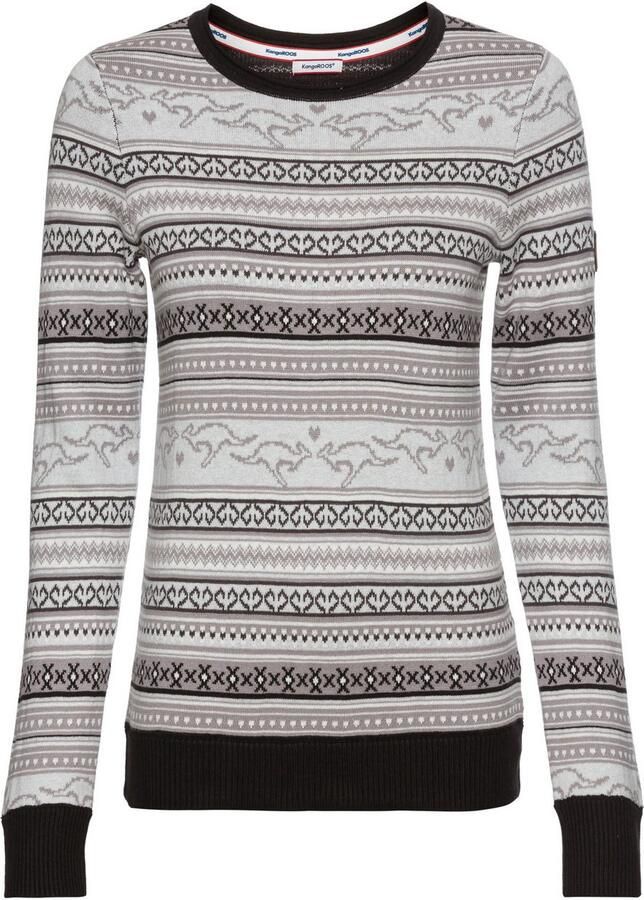 KangaROOS Noorse trui van jacquard-tricot