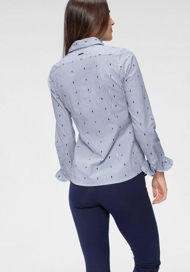 KangaROOS Overhemdblouse met contrastkleurige details - Foto 7