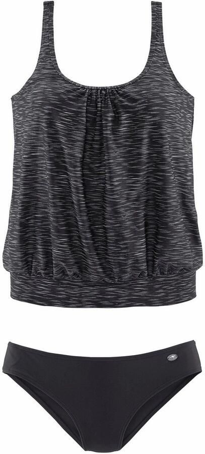 KangaROOS Oversized tankini ingewerkte softcups onderbust elastiek rondom tot cup d geschikt - Foto 3