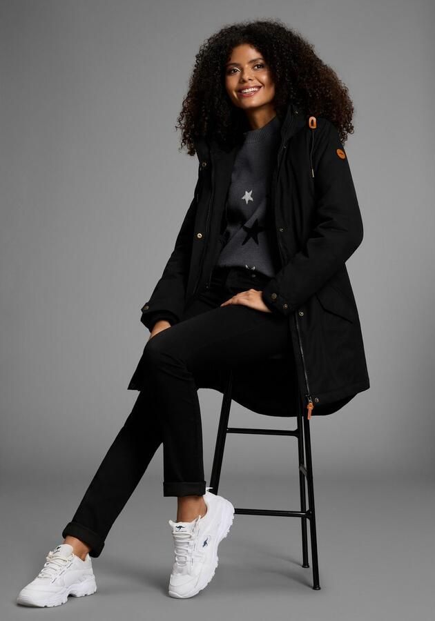 KangaROOS Parka met teddy imitatiebont gevoerd winterjas - Foto 5