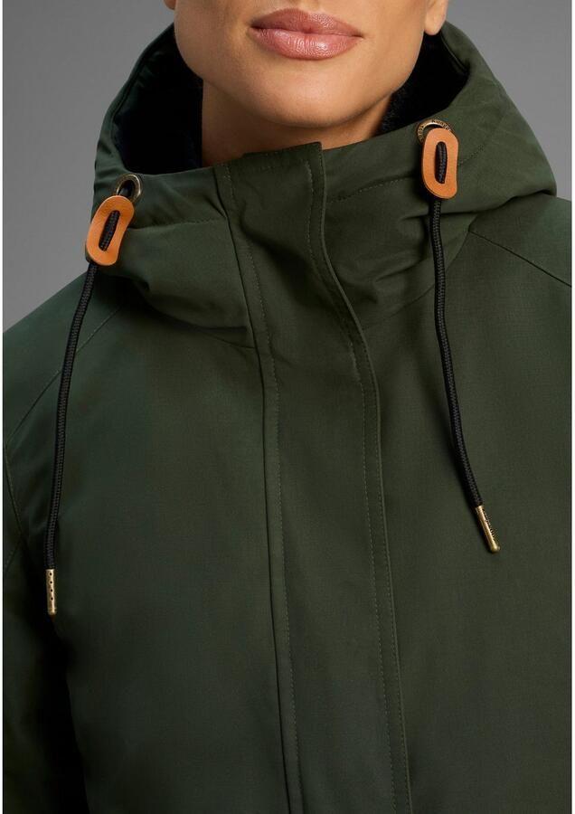 KangaROOS Parka met teddy imitatiebont gevoerd winterjas