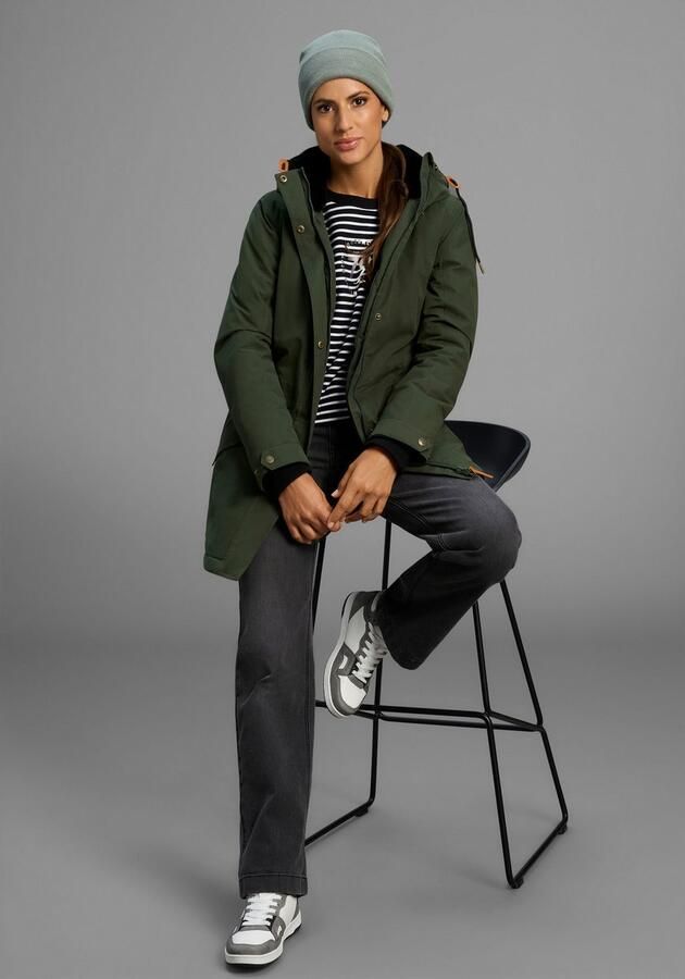 KangaROOS Parka met teddy imitatiebont gevoerd winterjas - Foto 4