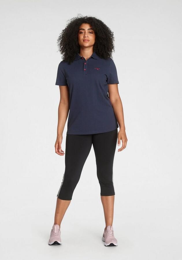 KangaROOS Poloshirt Korte Mouw effen Polokraag van Katoen grote Maten - Foto 5