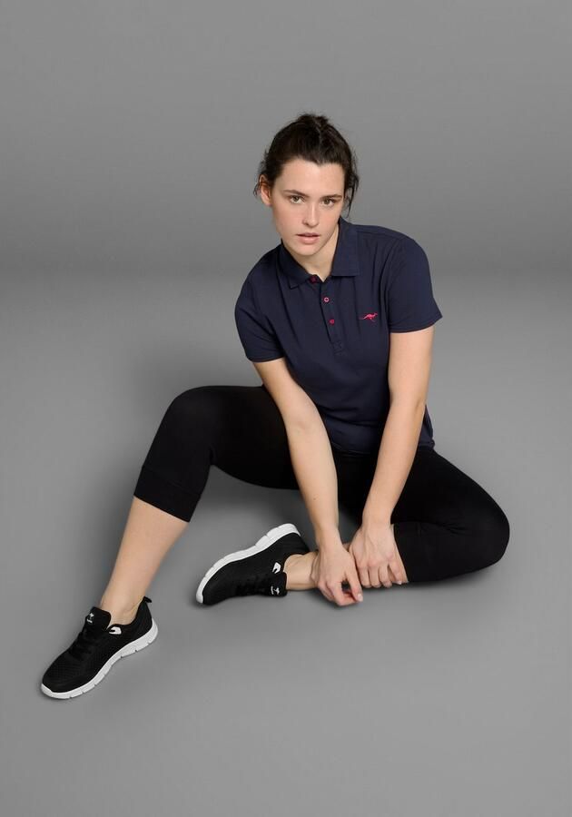 KangaROOS Poloshirt Korte Mouw effen Polokraag van Katoen grote Maten - Foto 7