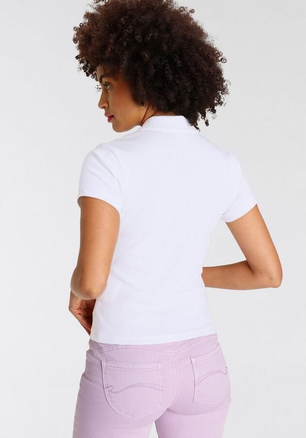 KangaROOS Poloshirt Korte mouwen figuurvolgende snit van katoen - Foto 5