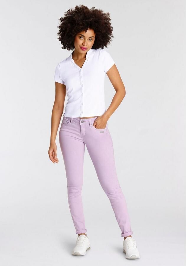 KangaROOS Poloshirt Korte mouwen figuurvolgende snit van katoen - Foto 6