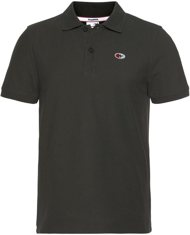 KangaROOS Poloshirt Korte mouwen met polokraag van piqué-stof van 100% katoen