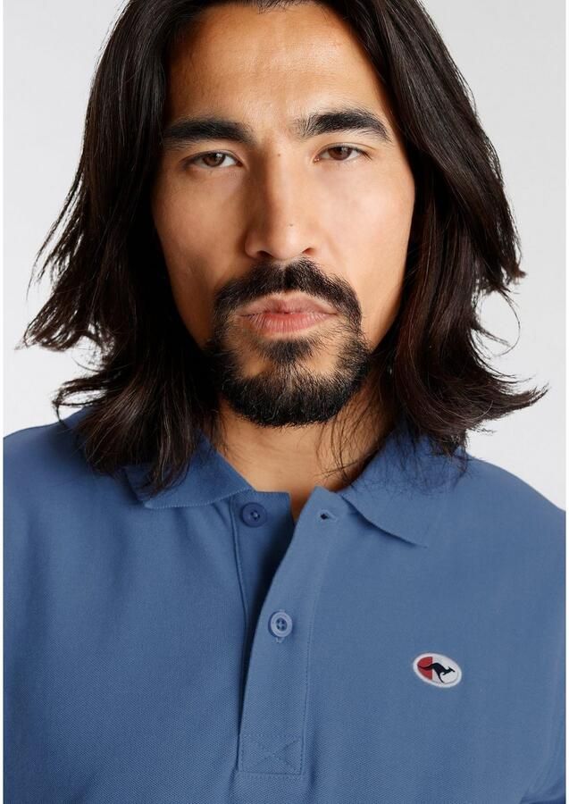 KangaROOS Poloshirt Korte mouwen met polokraag van piqué-stof van 100% katoen - Foto 3