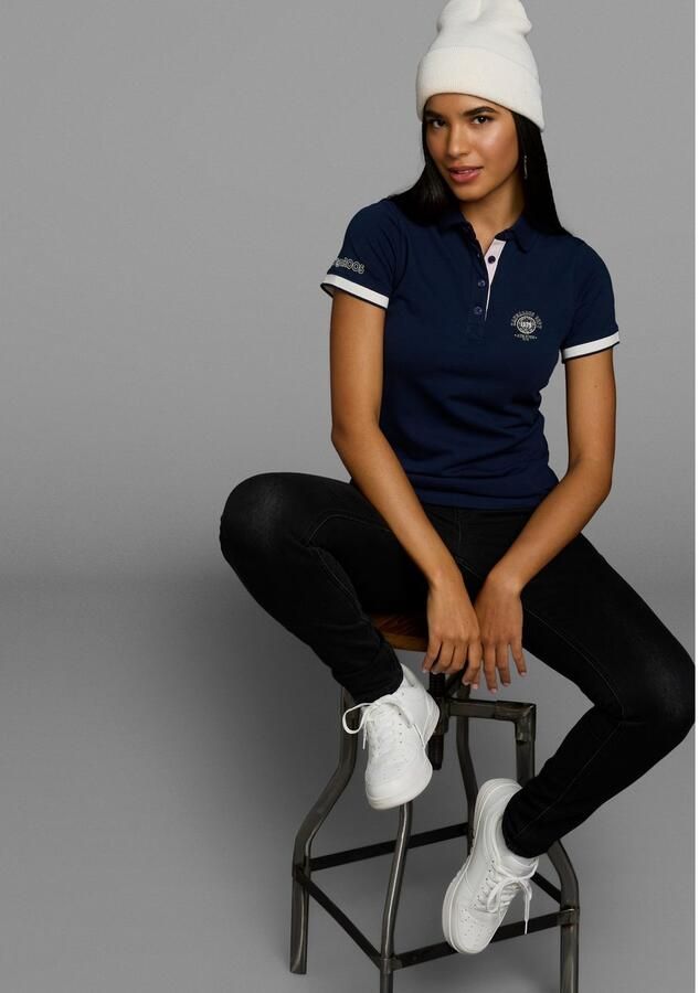 KangaROOS Poloshirt met veel details en branding - Foto 2