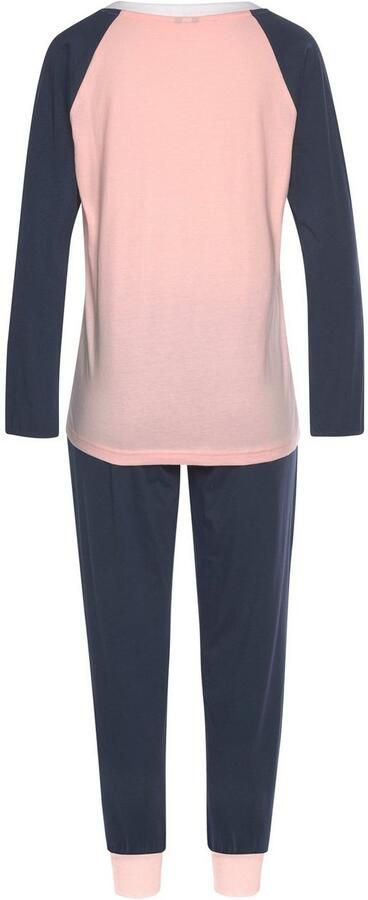 KangaROOS Pyjama met contrastkleurige raglanmouwen (2-delig 1 stuk) - Foto 4