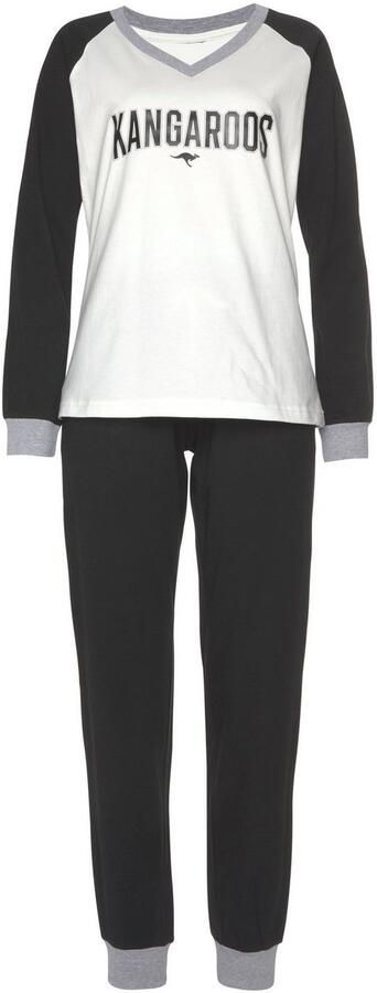 KangaROOS Pyjama met contrastkleurige raglanmouwen (2-delig 1 stuk) - Foto 4