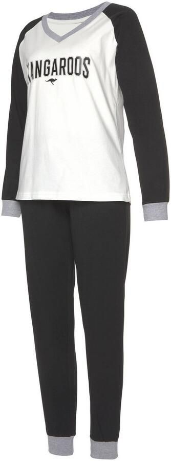 KangaROOS Pyjama met contrastkleurige raglanmouwen (2-delig 1 stuk) - Foto 6