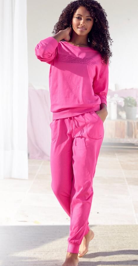 KangaROOS Pyjama met slogan-frontprint (2-delig 1 stuk) - Foto 4