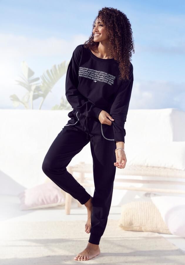 KangaROOS Pyjama met slogan-frontprint (2-delig 1 stuk) - Foto 2