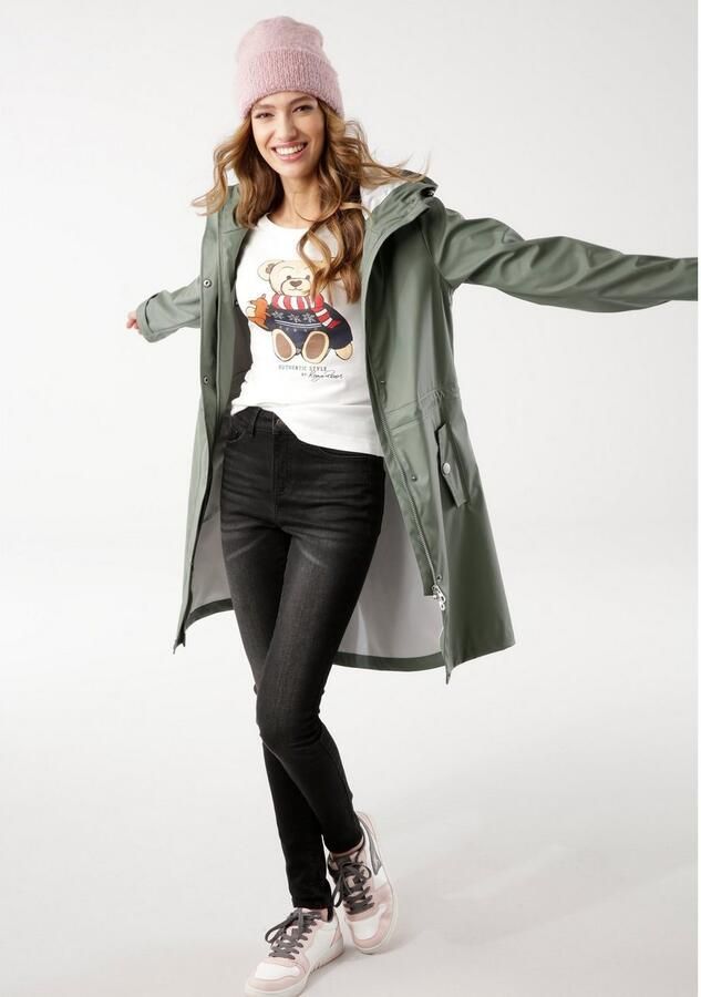 KangaROOS Regenjas Trekkoord voor flexibele pasvorm winddicht & waterafstotend - Foto 4