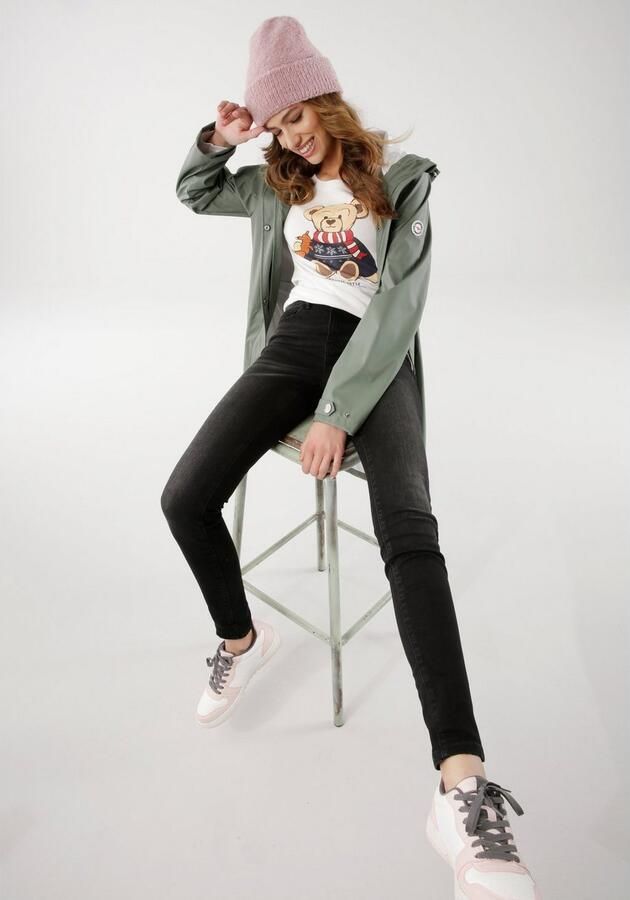 KangaROOS Regenjas Trekkoord voor flexibele pasvorm winddicht & waterafstotend - Foto 7