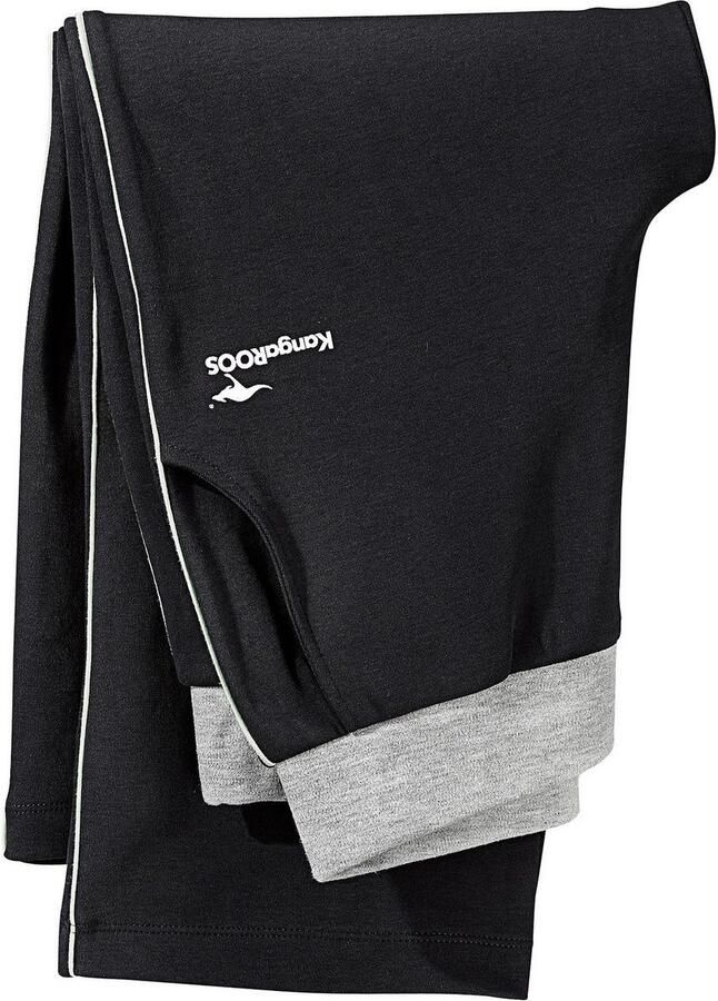 KangaROOS Relaxbroek met brede tailleband loungewear loungepak