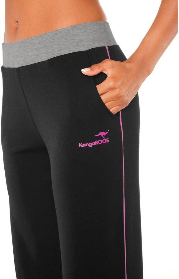KangaROOS Relaxbroek met brede tailleband loungewear loungepak