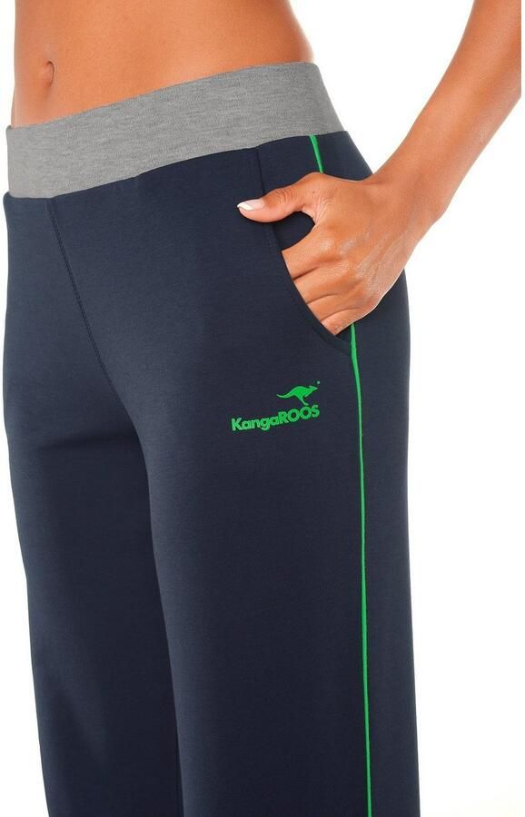 KangaROOS Relaxbroek met brede tailleband loungewear loungepak