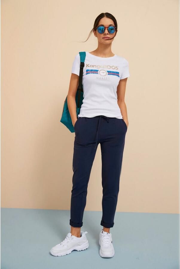 KangaROOS T-shirt Korte mouwen effen en bedrukt ronde hals (1-delig) - Foto 19