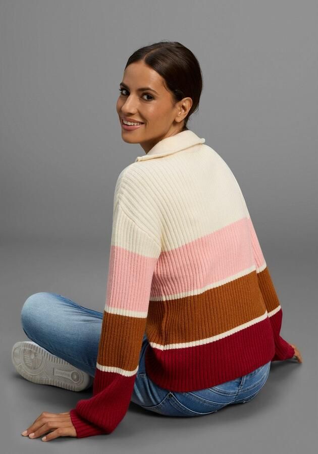 KangaROOS Schipperstrui in colourblocking-design - Foto 5