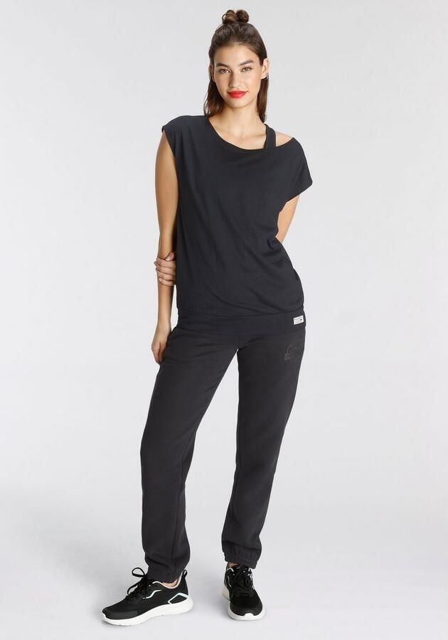 KangaROOS Shirt met korte mouwen korte mouw heupbedekkende pasvorm sportief (2-delig) - Foto 5