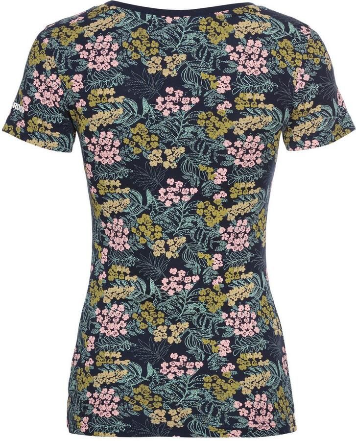 KangaROOS Shirt met korte mouwen met gebloemde print all-over