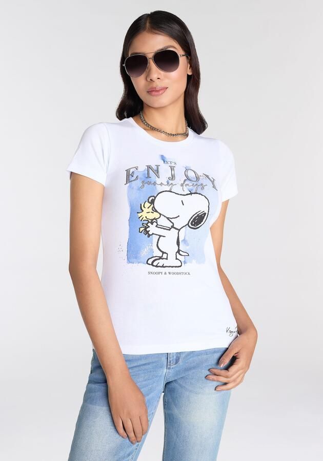 KangaROOS Shirt met korte mouwen met originele snoopy print in licentie - Foto 9