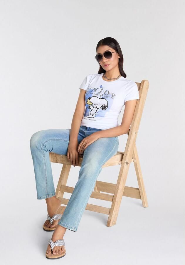 KangaROOS Shirt met korte mouwen met originele snoopy print in licentie - Foto 7