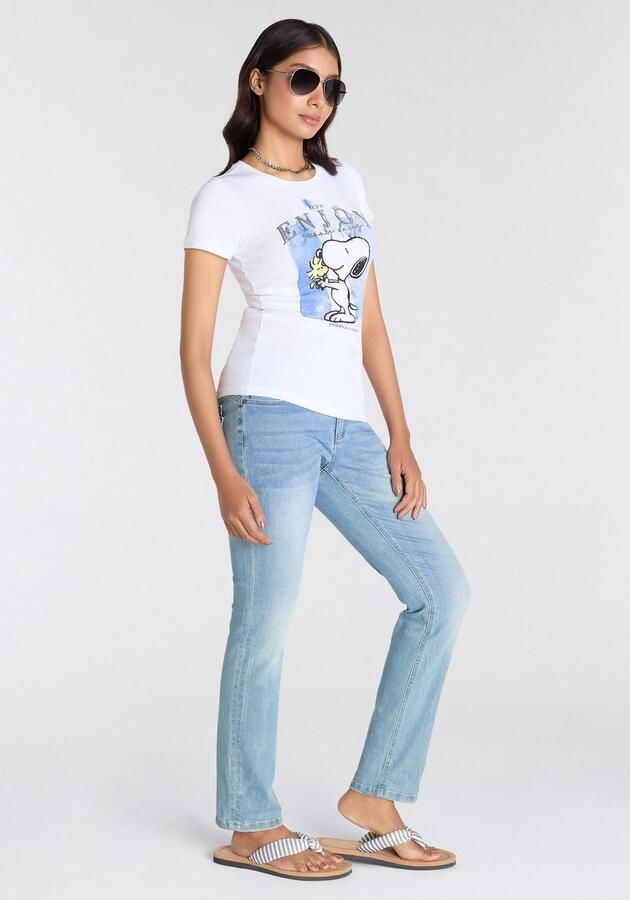 KangaROOS Shirt met korte mouwen met originele snoopy print in licentie - Foto 8