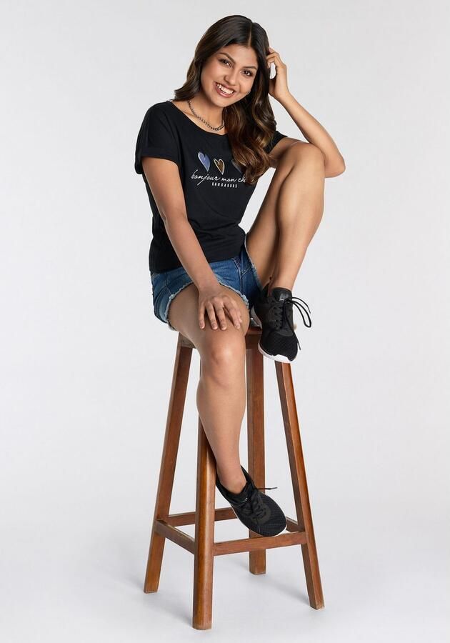 KangaROOS Shirt met korte mouwen met schattige hartlogoprint - Foto 7