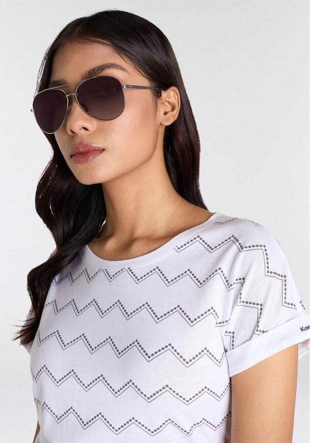 KangaROOS Shirt met korte mouwen met zigzagpatroon - Foto 3