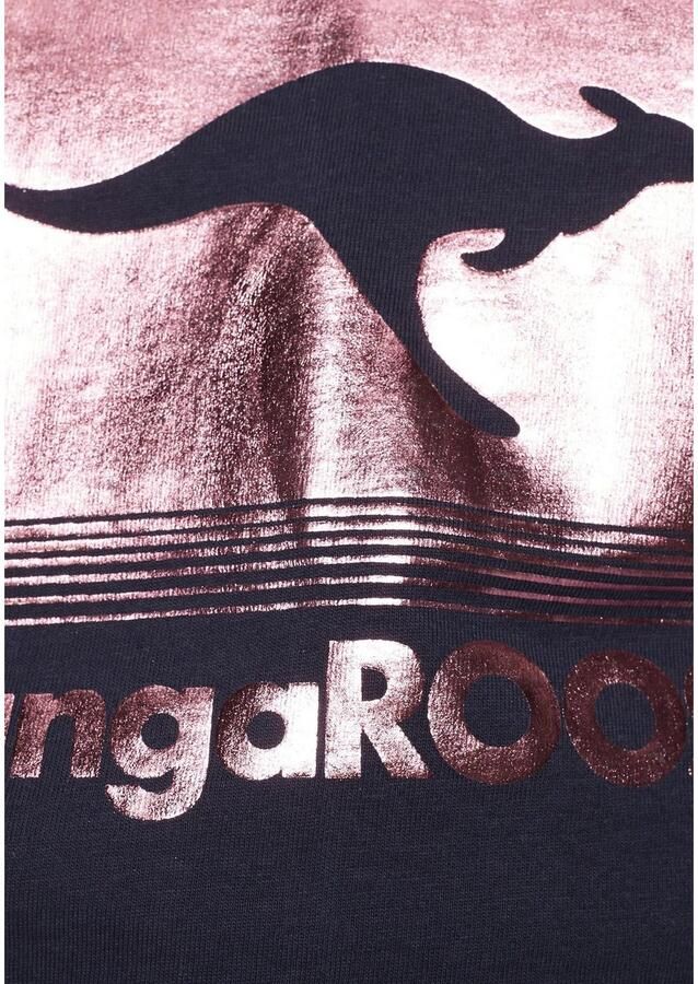 KangaROOS Shirt met lange mouwen getailleerde snit stijlvolle print ronde hals - Foto 2