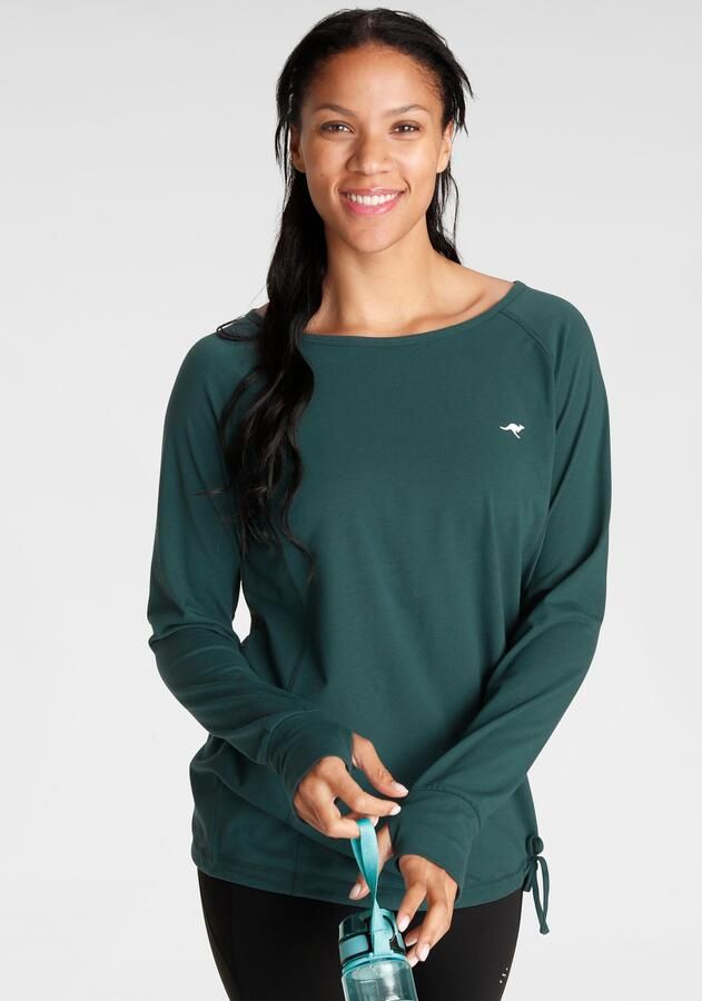 KangaROOS Shirt met lange mouwen Lange mouw voor kantoor en vrije tijd grote maten - Foto 6