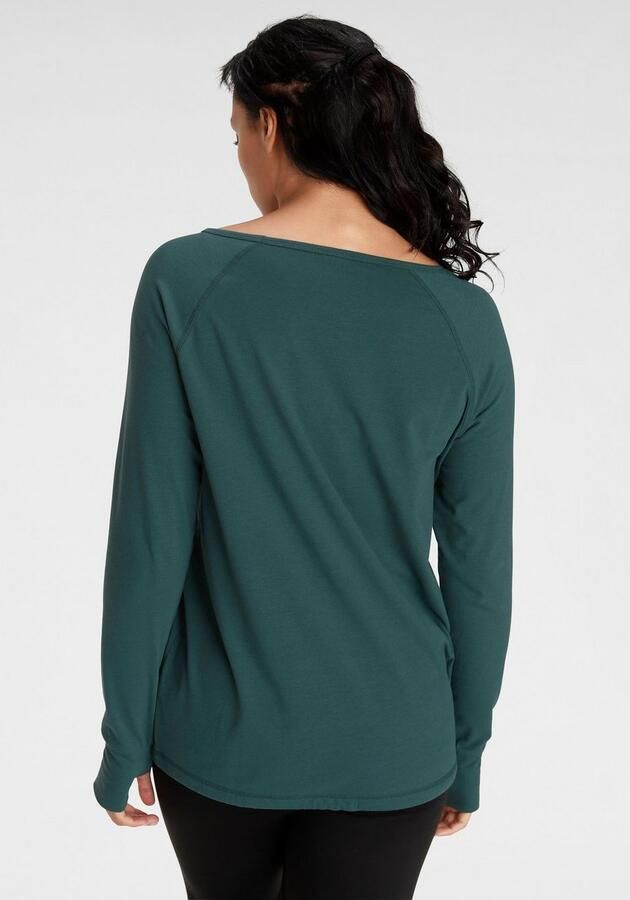 KangaROOS Shirt met lange mouwen Lange mouw voor kantoor en vrije tijd grote maten - Foto 5